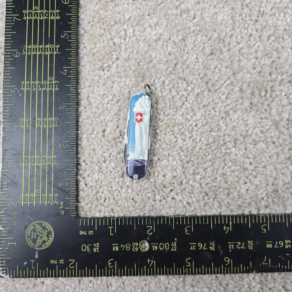 Victorinox Swiss Army Knife Blue Yellowstone National Park Classic SD Multi-Tool